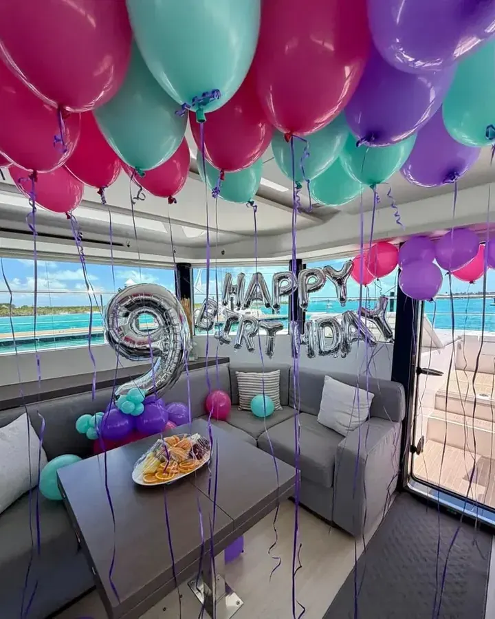 birthday on a yacht in Dubai